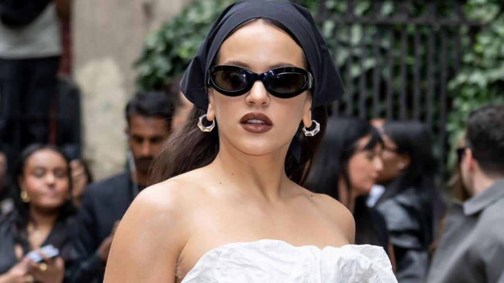 Rosalia’s John Galliano Dress Literally Hangs by Strings in Music Video