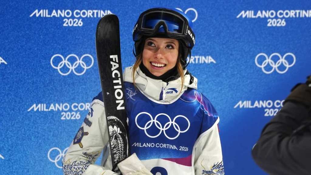 Eileen Gu Competes in Self Designed Custom Anta Outerwear in Olympics