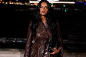 Simone Ashley’s Micro Minidress Is Actually a Burberry Leather Coat