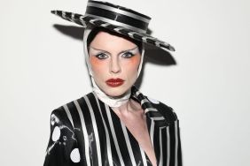 Julia Fox Embraces Theatrics in Christian Siriano Miniskirt Look