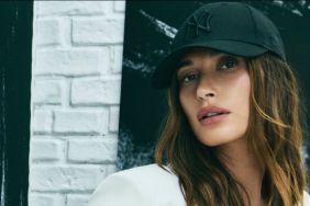 Hailey Bieber Shows Off Mini Shorts for DKNY