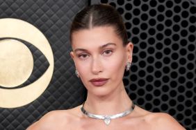 Hailey Bieber Launches Rhode in Australia in Shirt Held by a Button