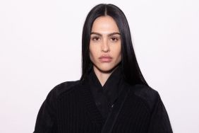 Amelia Gray Takes on Max Mara Runway in Micro Shorts & Thigh-High Boots