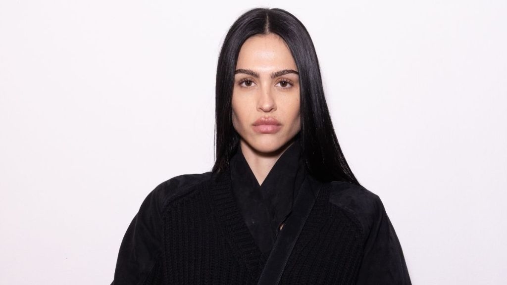 Amelia Gray Takes on Max Mara Runway in Micro Shorts & Thigh-High Boots