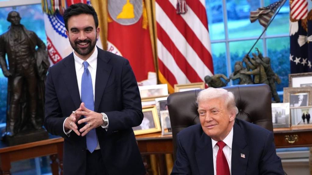 Donald Trump Smiling Beside Zohran Mamdani Has Internet Talking