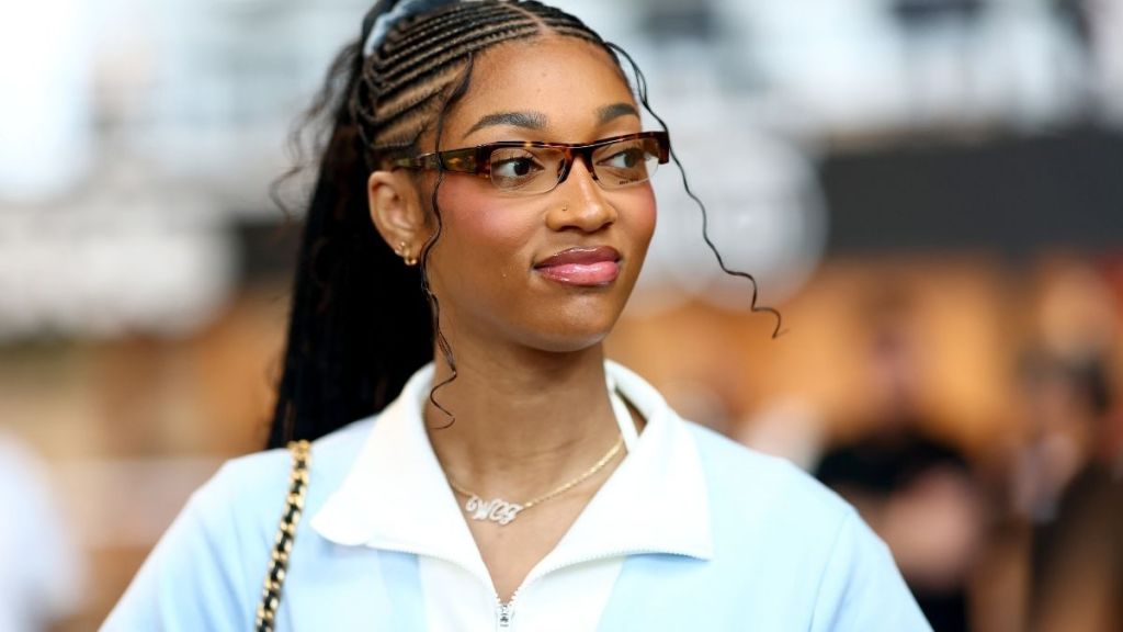 Angel Reese Stuns in Skirt Set & the Tiniest Brandon Blackwood Trunk