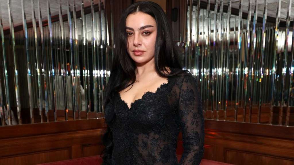 Charli XCX Stuns in High-Slit Sheer Style at Grammy After-Party
