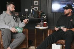 Jason & Kylie Kelce's Baby Met This Celebrity Before Travis Kelce