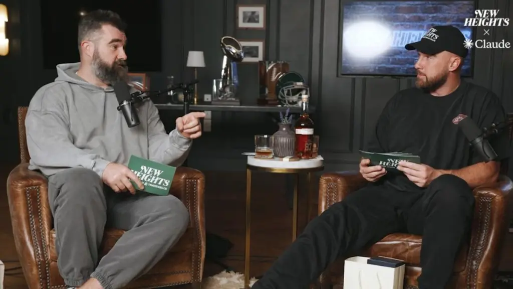 Jason & Kylie Kelce's Baby Met This Celebrity Before Travis Kelce