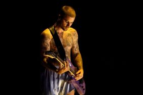 Justin Bieber’s Boxers & Shirtless Grammys Outfit Was Totally Unplanned