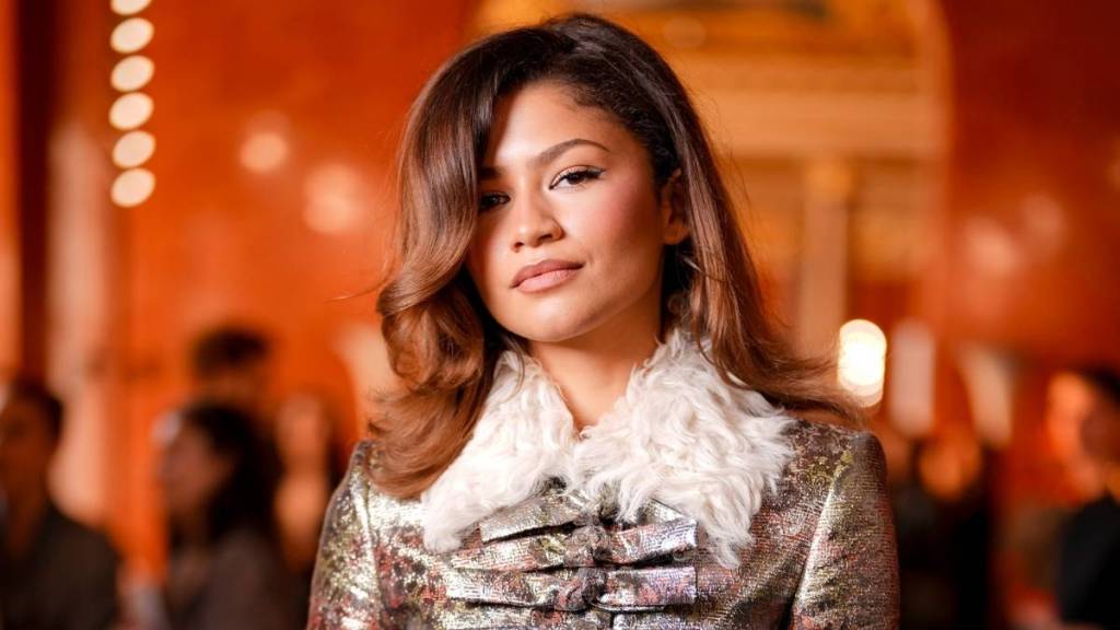 Zendaya Turns Heads in Cropped Shirt Look for LV Campaign