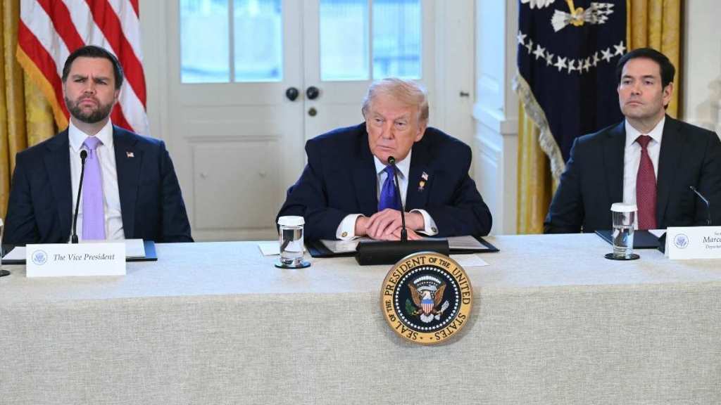 Donald Trump Refuses to Take Sides in JD Vance-Marco Rubio Debate