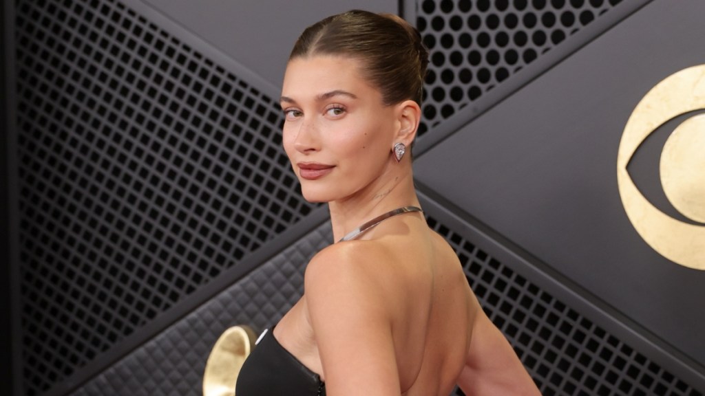 hailey bieber mini dress instagram