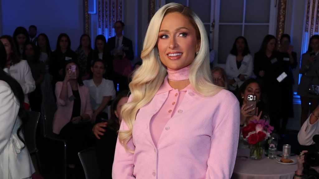 Paris Hilton Brings a Short Cut-Out Dress Look to Her Latest Photos