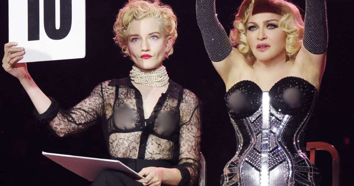 Madonna & Julia Garner Recreate 'Like a Virgin' in Venice