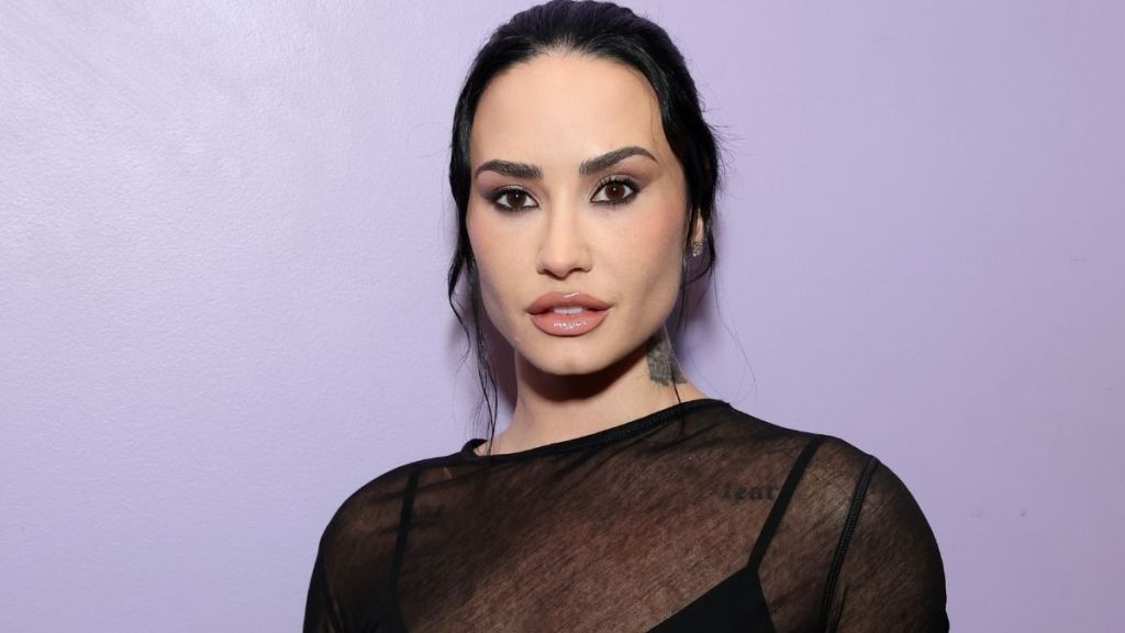 Demi Lovato’s Fully See-Through Top Takes Over Her Cookbook Event