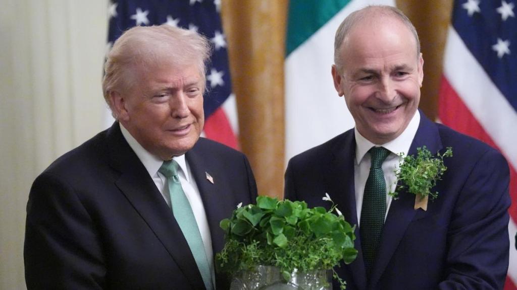 Donald Trump Focuses on Windmills While Meeting Irish PM