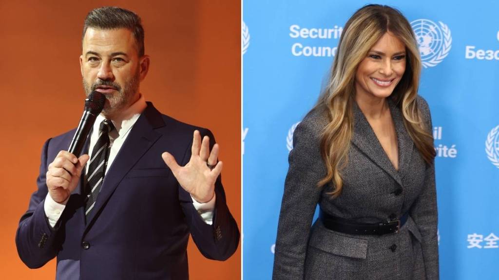 Jimmy Kimmel Jokes About Melania Trump's UN Meeting