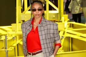 Lori Harvey's Skirt Boasts Daringly High Slit for PFW