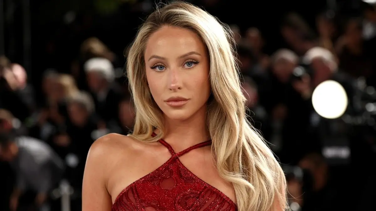 Alix Earle wearing chestnut brown bikini on yacht, spring 2026