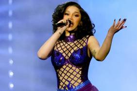 Cardi B's Daring Tie-Up Outfit Is Almost Too Bold for Tour Performance