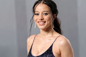 Chase Infiniti Steps Out in a String-Held Dress at Oscar Party