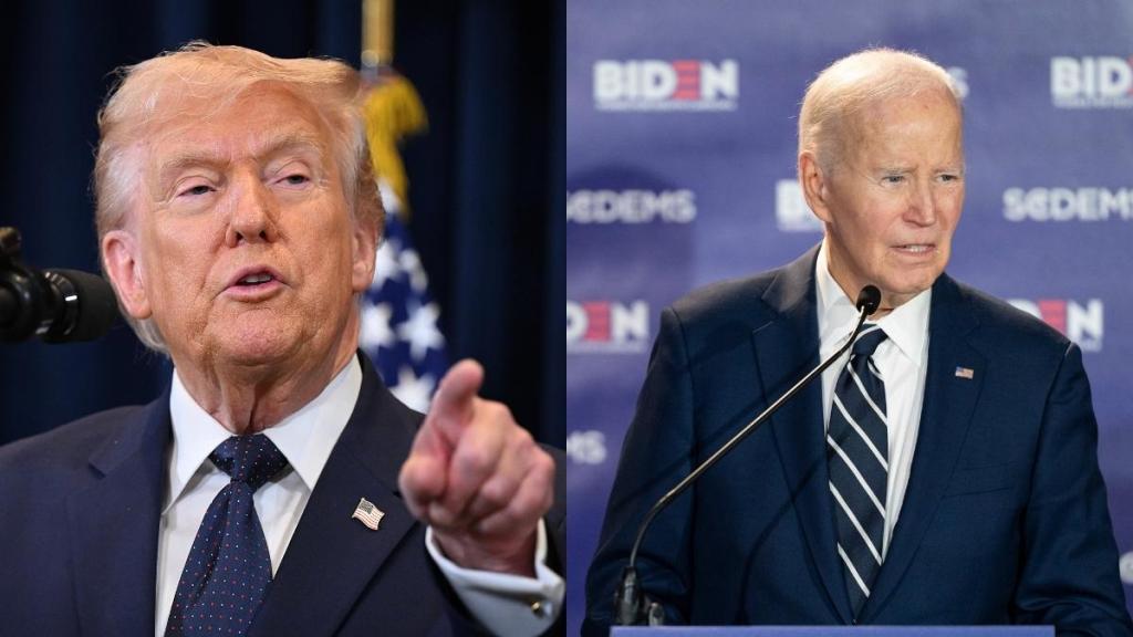 Donald Trump Mocks 'Incompetent' Joe Biden in Kentucky