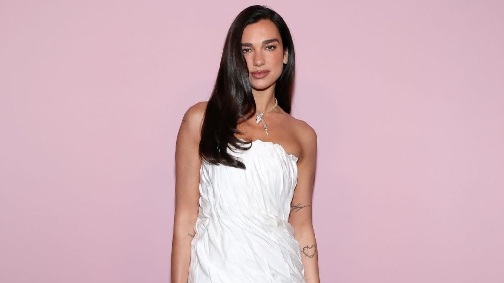 Dua Lipa Does More With Less in $8K Strapless Versace Dress