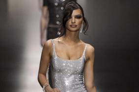 Emily Ratajkowski Commands Attention in Sculpted Dress for Gucci