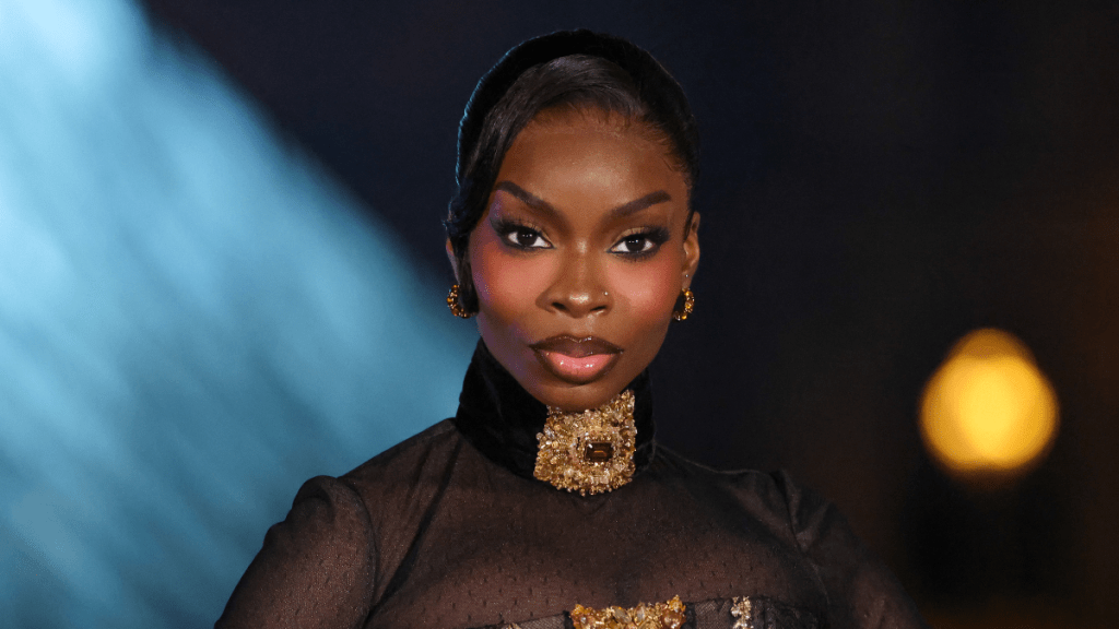 Olandria Carthen Wears Fully See-Through Bodysuit & Micro Miniskirt at Party