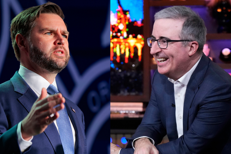 John Oliver Blasts JD Vance, Says He Has 'Become Such a Troll'