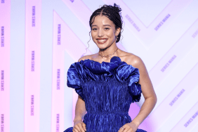 Chase Infiniti's Strapless Louis Vuitton Gown Look Is Unexpectedly Dramatic