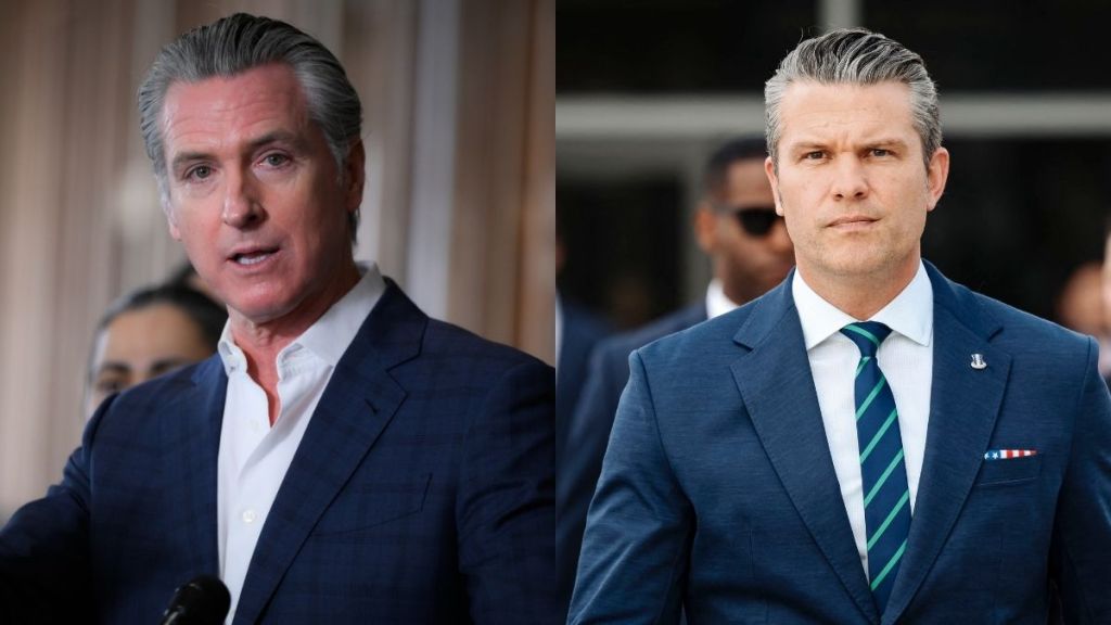 Gavin Newsom Mocks Pete Hegseth With AI Photo of Him