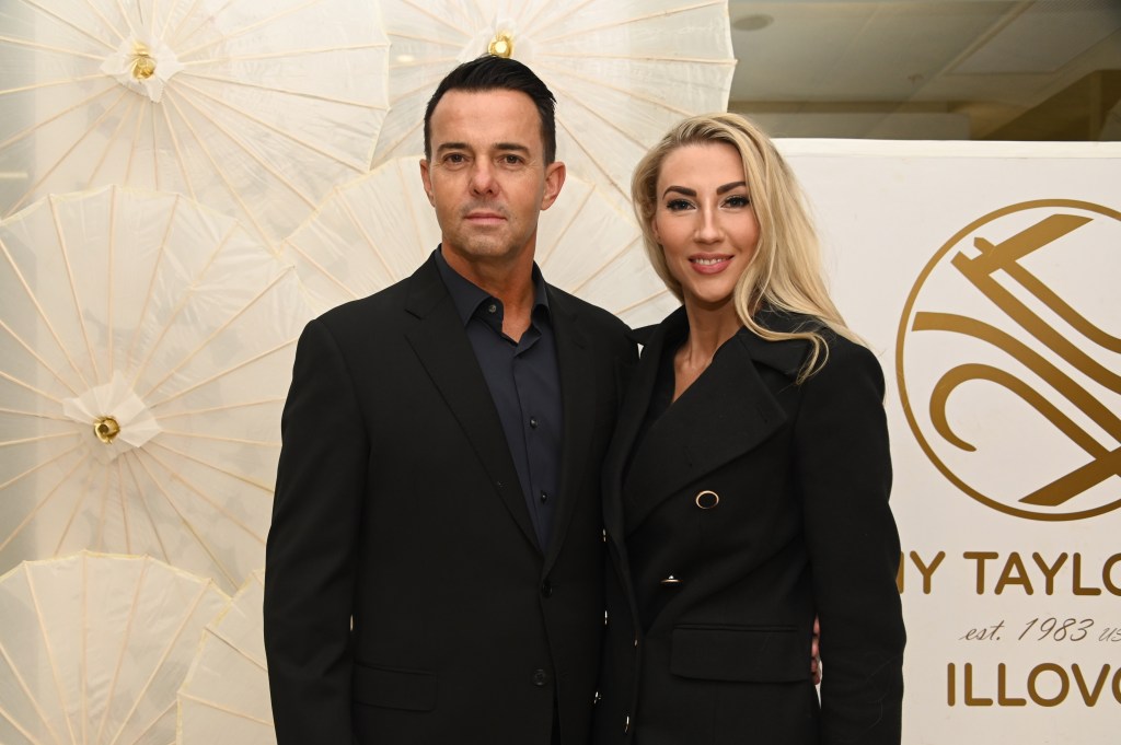 Peet and Mel Viljoen at the opening of the Tammy Taylor Illovo on May 11, 2021 in Johannesburg, South Africa