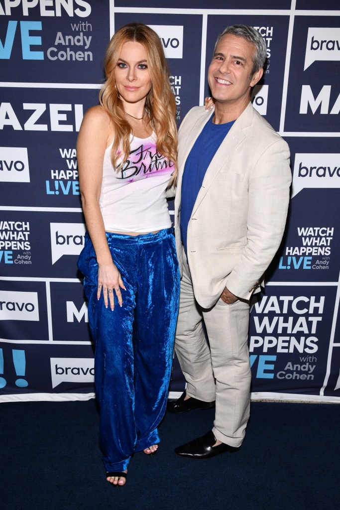 Leah McSweeney and Andy Cohen 