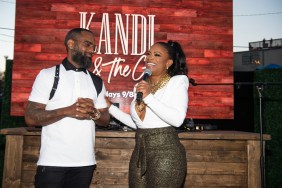 Kandi Burruss and Todd Tucker at the premiere of Kandi & The Gang