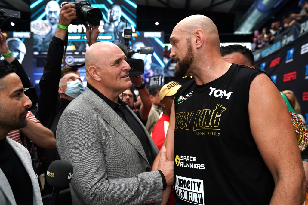 John Fury with Tyson Fury