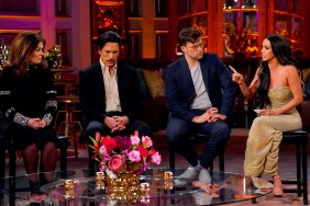 Lisa Vanderpump, Tom Sandoval, Tom Schwartz, and Scheana Shay on the Vanderpump Rules Season 10 reunion
