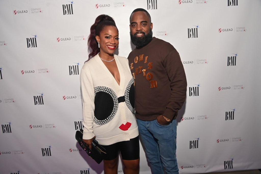 Todd Tucker with his ex Kandi Burruss