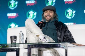 Jamie Kennedy sitting on stage at Comic Con 2023