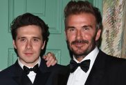 David Beckham and his estranged son
