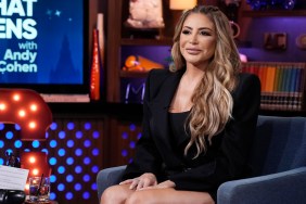 Larsa Pippen in a black blazer on Watch What Happens Live