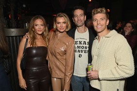 Salley Carson, Lindsay Hubbard, Abe Lichy, and Kyle Cooke at the Summer House Season 10 premiere party