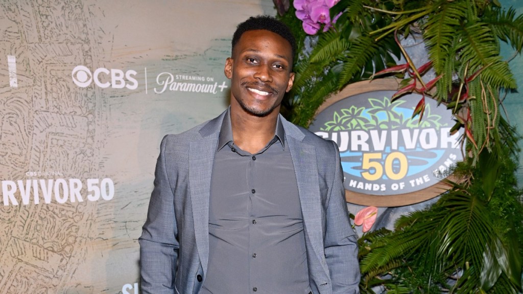 Q Burdette at the Survivor 50 premiere