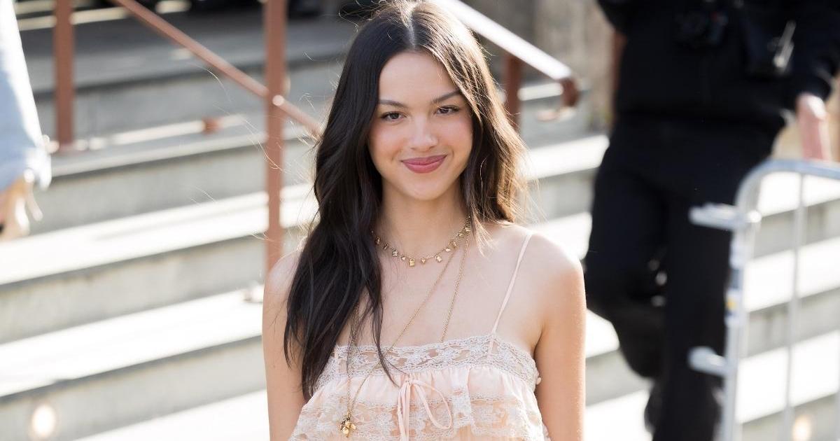 Olivia Rodrigo’s Anna Sui Lace Micro Minidress Is See-Through & So Cute