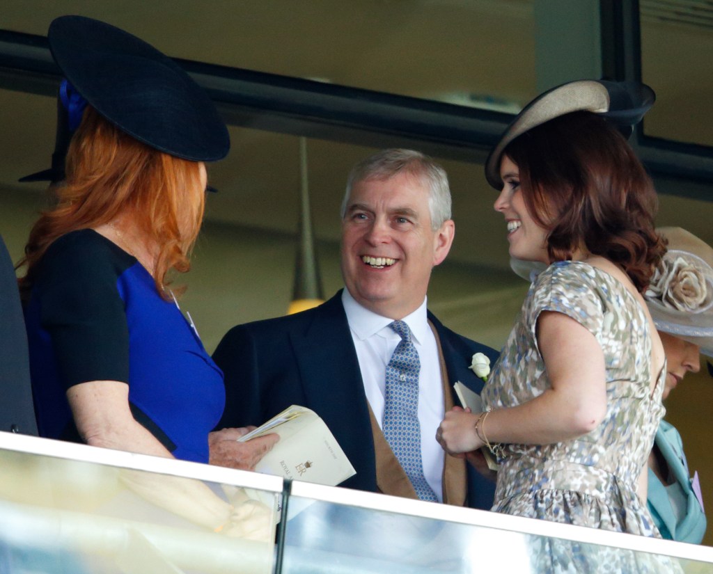 Andrew with Princess Eugenie 