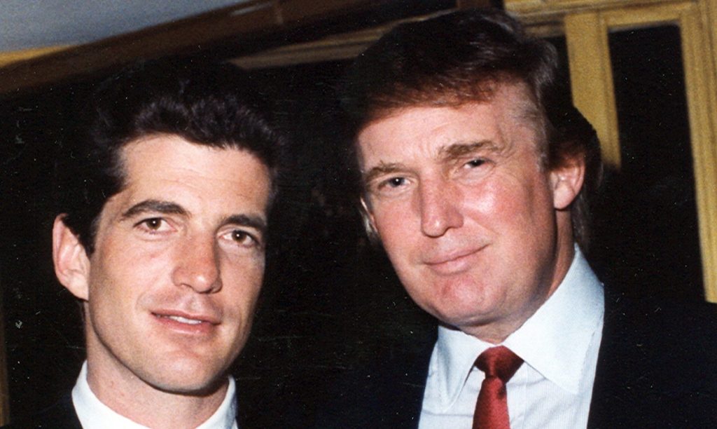 JFK Jr and a guest
