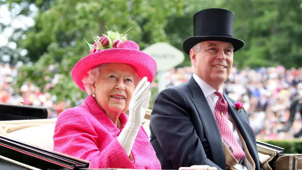 Queen Elizabeth and Andrew