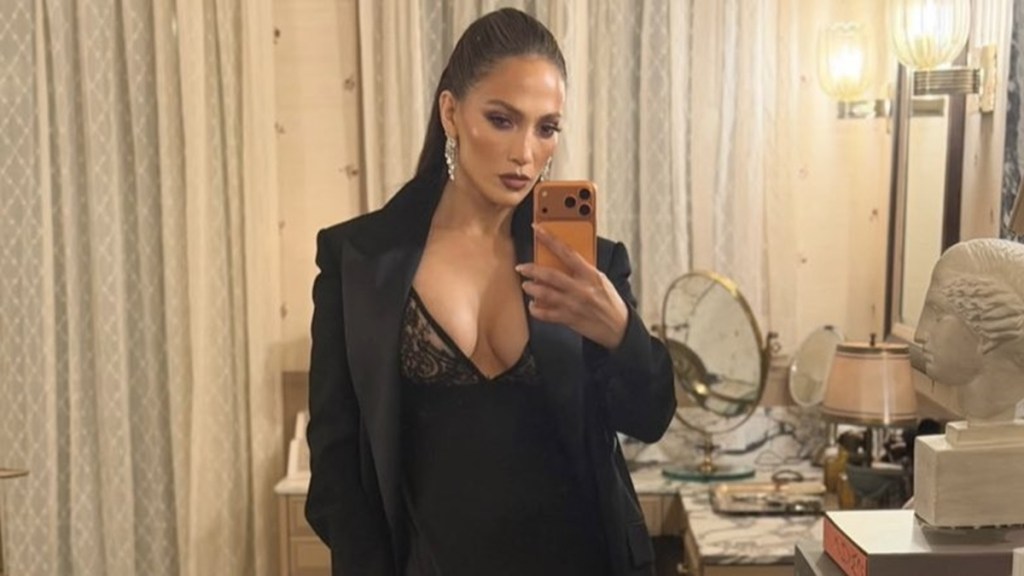 Jennifer Lopez Makes a Statement in V-Neck Style at Gala Event