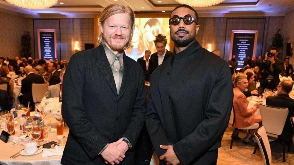 Michael B. Jordan & Jesse Plemons Give FNL Fans the Ultimate Oscars Moment